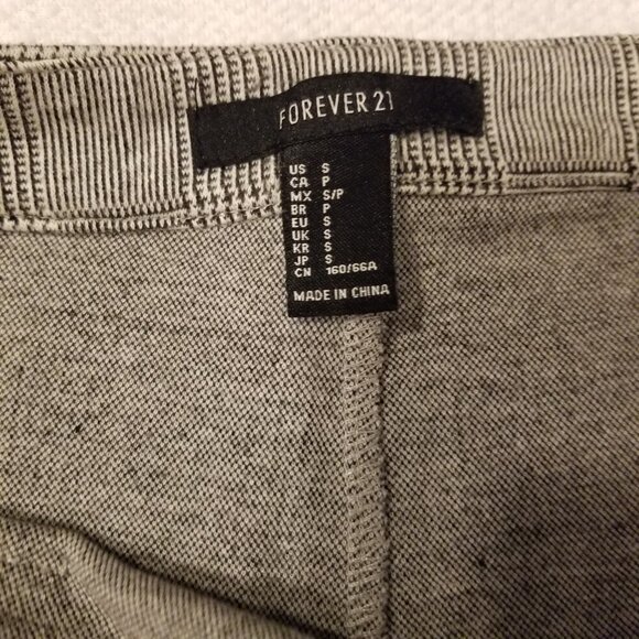 Black/White Plaid High Rise Straight Leg Dress Pants Trouser Forever 21 Small - Picture 5 of 13